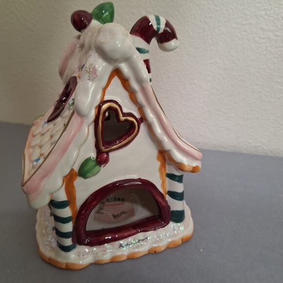 Blue Sky Clayworks Christmas Gingerbread House MOM'S COOKIE COTTAGE Tea Light - Picture 8 of 8